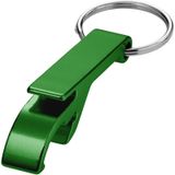 16x stuks Flessen openers met sleutelhanger groen en rood 6 cm combi set