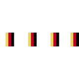2x Papieren slinger Duitsland 4 meter - Duitse vlag - Supporter feestartikelen - Landen decoratie/versiering