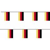 2x Papieren slinger Duitsland 4 meter - Duitse vlag - Supporter feestartikelen - Landen decoratie/versiering