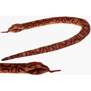 Pluche Knuffel Dieren Regenboog Boa Slang van 150 cm - Speelgoed Slangen Knuffels