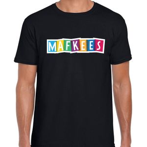 Mafkees cadeau t-shirt zwart heren - Fun tekst /  Verjaardag cadeau / kado t-shirt