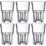 12x Stuks waterglazen/sapglazen 420 ml - Granity - Bar/cafe benodigdheden - Drinkglazen - Water/fris/sapglas