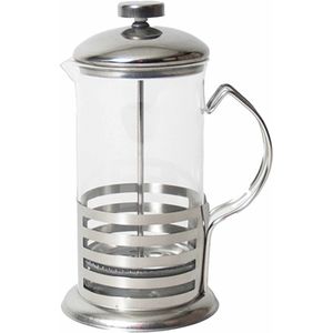 French press koffiemaker/ theemaker/ percolator/ cafetiere glas - Koffie of thee zetter met filter - 350 ml/ 3 kopjes