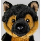 Carl Dick Knuffeldier herdershond - zachte pluche stof - premium kwaliteit knuffels - 23 cm - honden