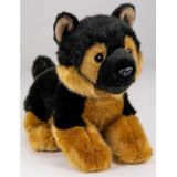 Carl Dick Knuffeldier herdershond - zachte pluche stof - premium kwaliteit knuffels - 23 cm - honden