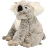 Pluche knuffel koala beer 25 cm met A5-size Happy Birthday wenskaart - Verjaardag cadeau setje