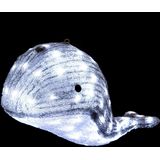 Feeric lights &amp; christmas Kerstfiguur verlicht - walvis met licht - 48 cm - 70 LEDs