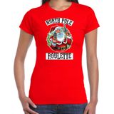 Fout Kerstshirt / Kerst t-shirt Northpole roulette rood voor dames - Kerstkleding / Christmas outfit