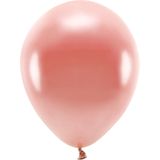 200x Rosegouden ballonnen 26 cm eco/biologisch afbreekbaar - Milieuvriendelijke ballonnen