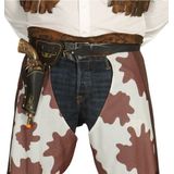 Cowboy accessoire set zwart voor volwassenen