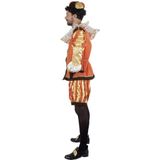 Piet verkleed kostuum luxe 4-delig - oranje - polyester - Pietenpakken voor volwassenen