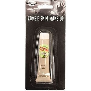 Funny Fashion - Grijze zombie halloween verkleed schmink tube