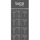 Luca Lighting kerstverlichting- 240 leds -1800 cm- helder wit -met timer