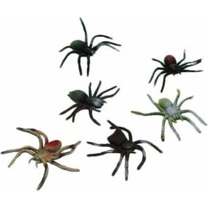 1x Plastic nep spin 10 cm - Halloween griezelige beestjes horror decoratie