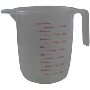 Benson Maatbeker 1500 ml - Plastic Maatbeker - 1.5 liter