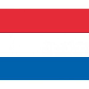 20x Binnen en buiten stickers Nederland 10 cm - Nederlandse stickers - Supporter feestartikelen - Landen decoratie en versieringen