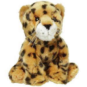 Pluche Kleine Cheetah/Jachtluipaard Knuffel van 18 cm - Dieren Speelgoed Knuffels Cadeau