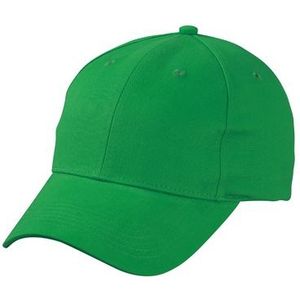 Baseball cap 6-panel grasgroen voor volwassenen - Groene petjes