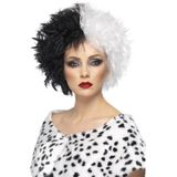 Cruel lady verkleed accessoire set - 3-delig - dalmatier schurk - Pruik en accessoires