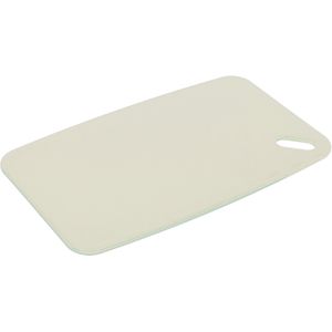 Excellent Houseware Snijplank - creme wit - Kunststof - 35 x 24 cm - voor keuken/voedsel