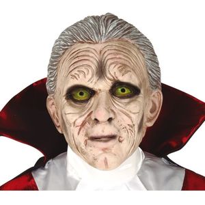 Dracula/vampier horror masker van latex - Halloween verkleed maskers - Enge maskers