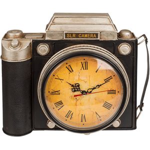 vintage sleutelkastje Camera met een klok