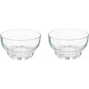 Pasabahce IJcoupes/IJsjes/Dessert serveer schaaltjes - set 12x stuks - kristal glas - 275 ml