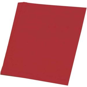 50 vellen rood A4 hobby papier - Hobbymateriaal - Knutselen met papier - Knutselpapier