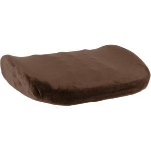 Zitkussen stoel - bruin - B33 x H9 cm - bureaustoel/autostoel - stoelkussen