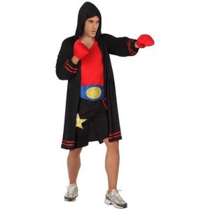 Verkleed kostuum - bokser - outfit voor heren - carnavalskleding - voordelig geprijsd