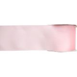 3x Hobby/decoratie roze satijnen sierlinten 2,5 cm/25 mm x 25 meter - Cadeaulint satijnlint/ribbon - Striklint linten roze