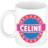 Celine naam koffie mok / beker 300 ml  - namen mokken