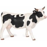 Plastic speelgoed figuren setje van 2x bonte koeien 14 cm - Boerderij dieren setje