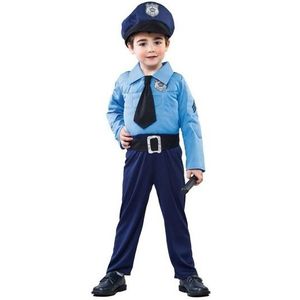 Politieman kostuum voor jongens - politie verkleedpak