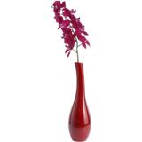 Mica Decorations Kunstbloem Orchidee tak - diep roze - 71 cm - Kunst zijdebloemen