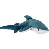 Pluche Blauwe Haai Knuffel van 40 cm - Dieren Speelgoed Knuffels Cadeau