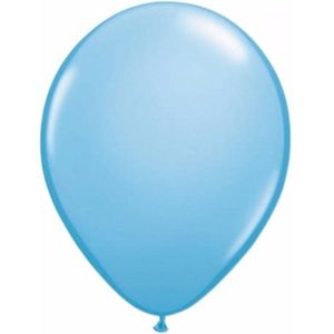 Lichtblauwe ballonnen 10 stuks 30 cm