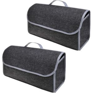 Set van 2x stuks kofferbak organizers / kofferbaktas - 15,5 liter - auto organizers