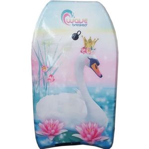 Zwaan strand bodyboard 83 cm - Strand/zwembad speelgoed voor kinderen