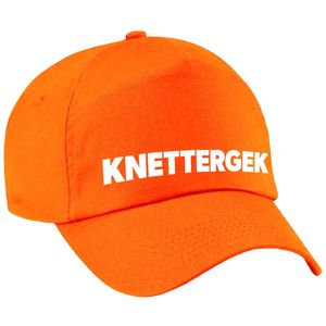 Knettergek fun pet oranje voor dames en heren - knettergek baseball cap -  EK WK / Koninsdag