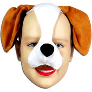Honden diadeem masker met geluid