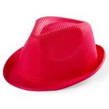 Rood carnaval/verkleed gleufhoedje voor kinderen - kinder hoeden