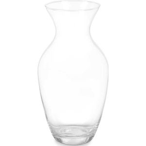 Giftdecor Bloemenvaas klassiek - transparant glas - D13 x H26 cm - boeketvaas - 5 liter