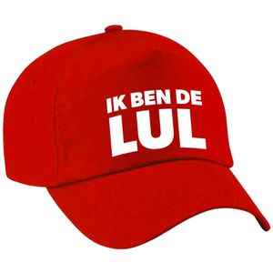 Bellatio Decorations Cadeau pet volwassenen - de lul - rood - verjaardag - vrijgezellenfeest