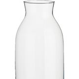 Bloemenvaas van glas 15 x 31 cm - Glazen transparante cilinder vazen