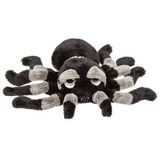 Suki gifts Pluche knuffel spinnen 2x stuks - tarantulas - 13 cm - speelgoed