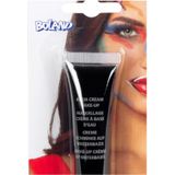 Boland Schmink/make-up tube - zwart - 19 gram - waterbasis - carnaval/Halloween