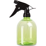 Plasticforte Plantenspuit met een inhoud van 500 ml - transparant groen - verstuiver - 18 cm - kunststof