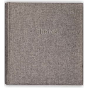 Fotoboek/fotoalbum met 30 paginas bruin - 29 x 31 x 4 cm