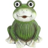 Countryfield Tuinbeeld decoratie kikker - Ultra Frog - kunststeen - H10 cm - groen